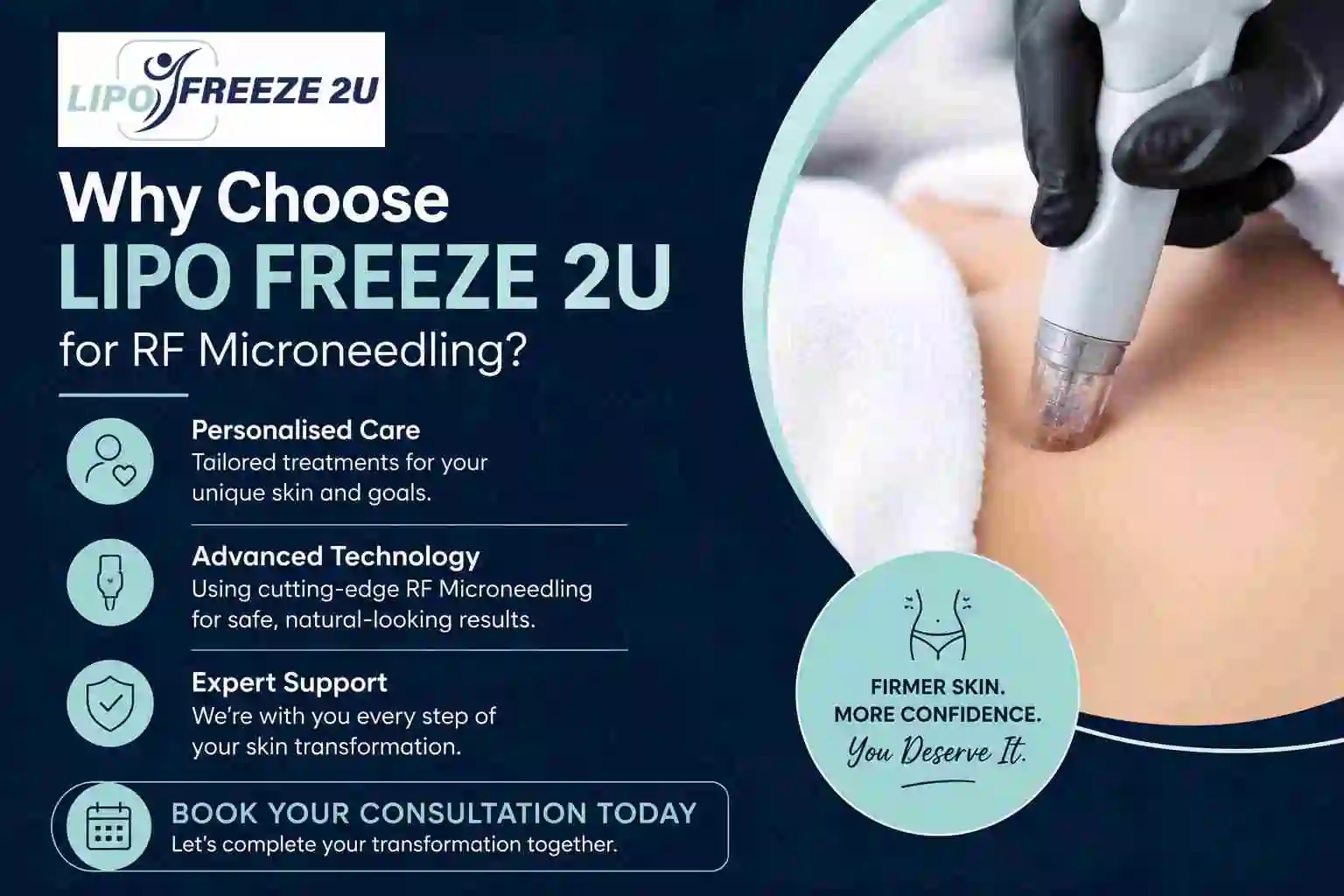 Why Choose LIPO FREEZE 2U for RF Microneedling Royal Leamington Spa?